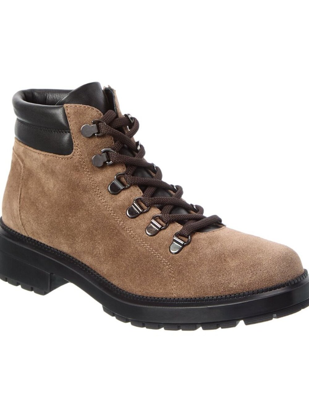 NEW Aquatalia Liviana Waterproof Suede Bootie in Taupe/Black